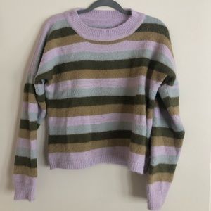 Vintage striped knit sweater